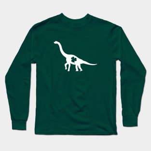 St. Patrick's Day Dinosaur Long Sleeve T-Shirt